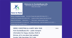 Desktop Screenshot of dundeebuses.info